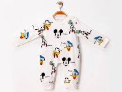 Salopetă pentru bebeluși Mickey Goofy