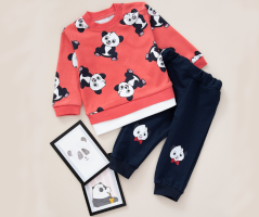 Kojenecká tepláková souprava Panda 74