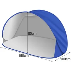 Plážový stan Pop Up 150 × 100 × 80 cm