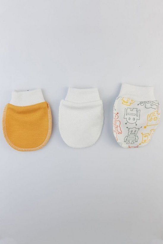 Mănuși pentru nou-născuți set 3 buc