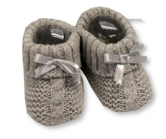 Capáčky s mašličkou Grey