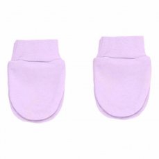 Dojčenské ružové bavlnené rukavičky