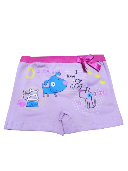 Dívčí spodní prádlo - boxerky 8-9  let |  fialová