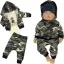Compleu pentru copii body, hanorac, pantaloni Bear Army