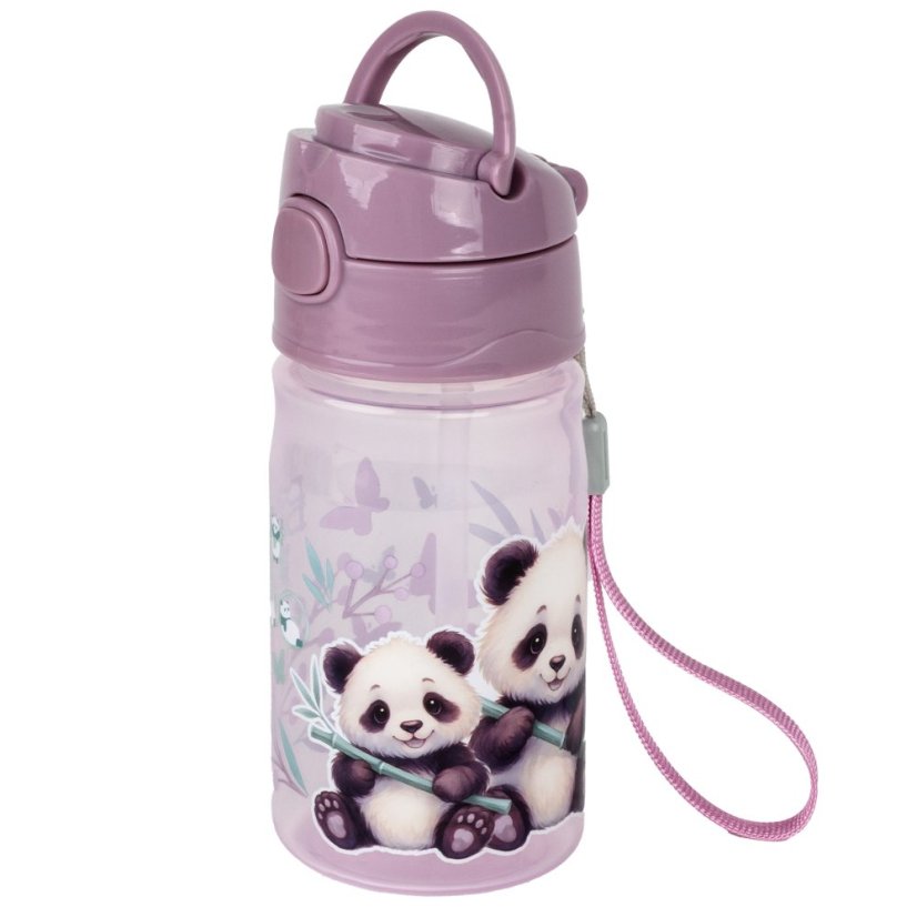 Láhev na pití Panda 330 ml s pítkem