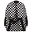 Školní batoh Chess 34 × 26 × 14 cm černobílý