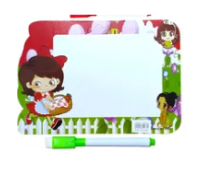 Mazací tabulka na kreslení a psaní s fixem 18 × 26 cm