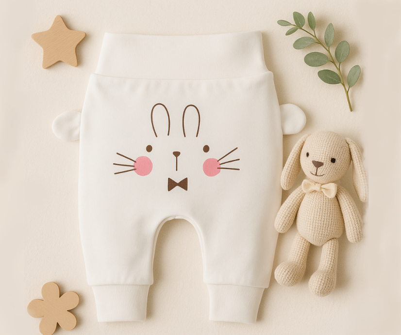 Pantaloni neonati Coniglietto