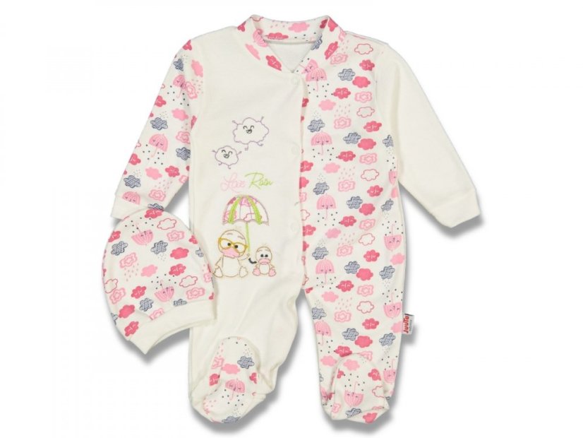 Tutina con cappello per neonata Nuvola 74