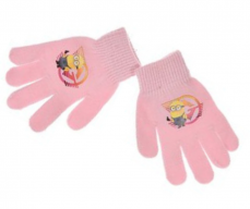 Dětské rukavice Mimoni růžové