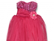 Ružové dievčenské šaty spoločenské 92