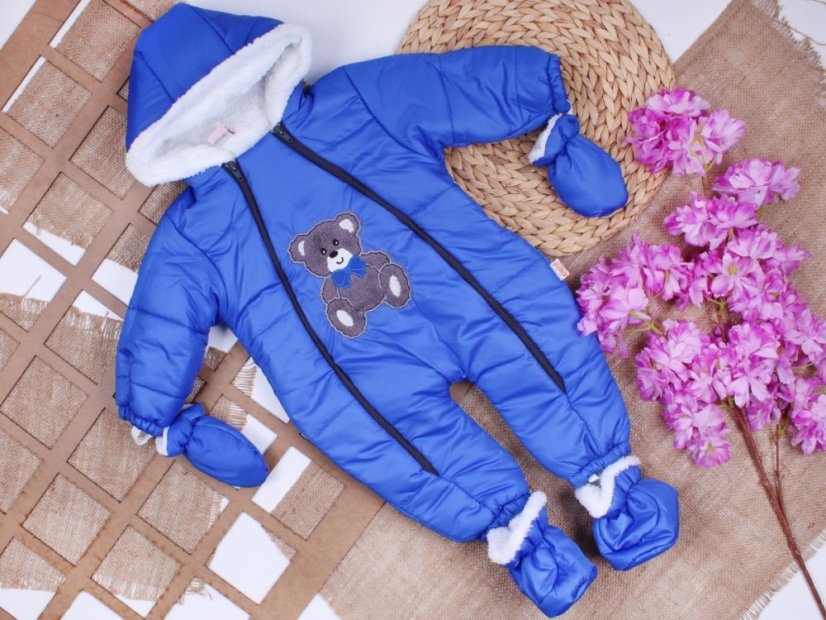 Combinezon bebelusi Bear blu
