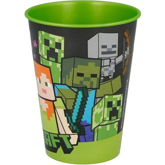 Bicchiere in plastica Minecraft