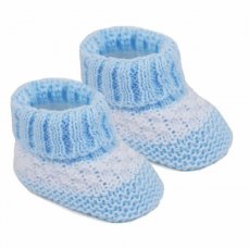 Scarpine per neonato blu-bianco