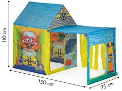 Dětský stan Autoservis s garáží 150 × 75 × 110 cm