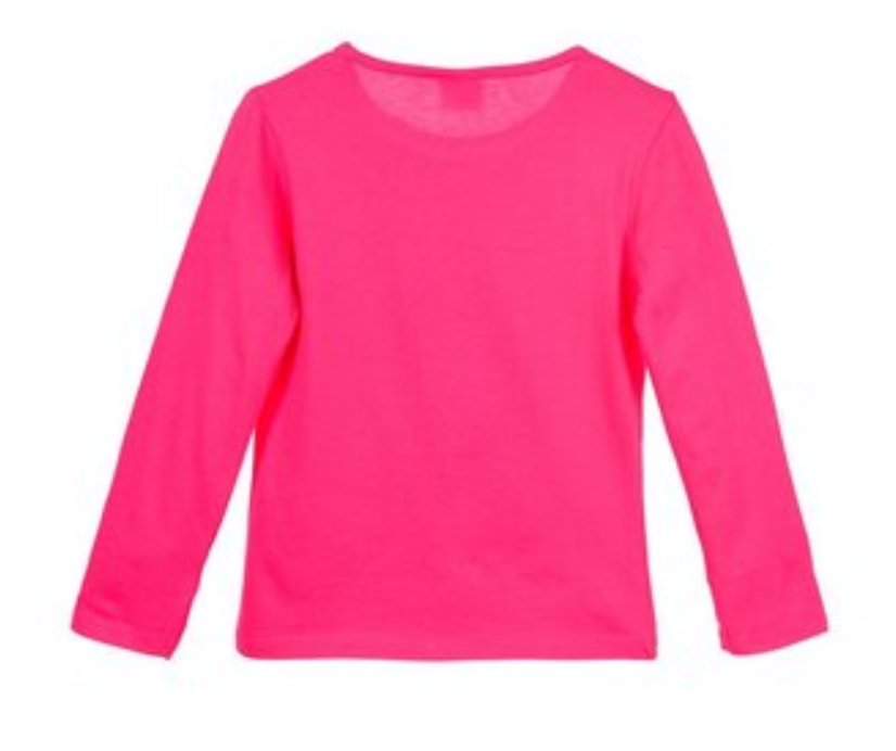 Maglietta a maniche lunghe Stitch fuchsia