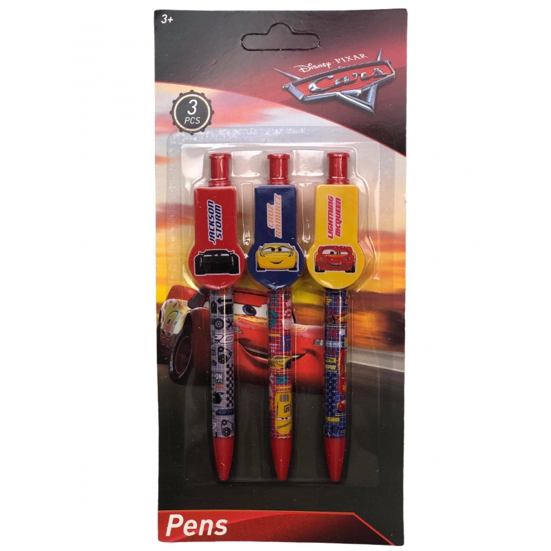 Set di penne Cars 3 pezzi