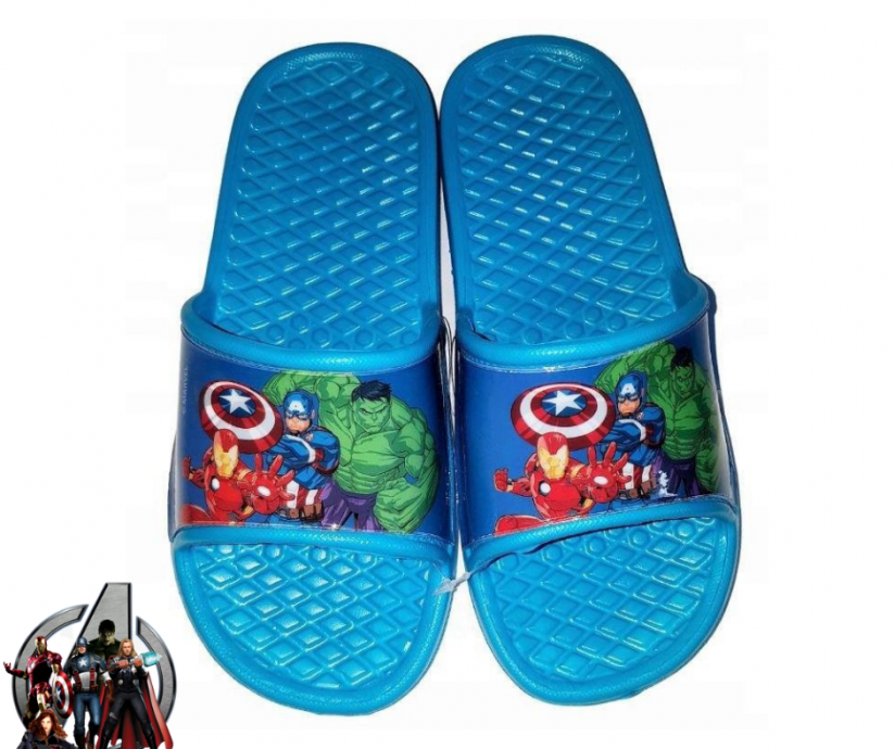 Dětské letní pantofle  - chlapecké nazouváky Avengers