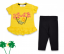 Dívčí letní set - souprava tričko a legíny s výšivkou
