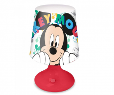 Noční stolní LED lampička Mickey Mouse 18x9 cm