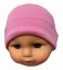 Ružová dojčenská čiapočka Baby